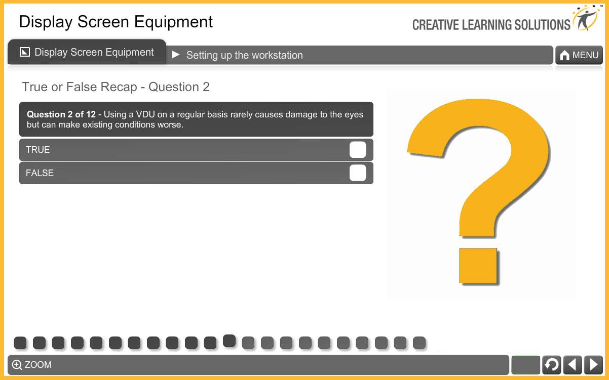 Health and Safety Display Screen Equipment - Creative Learning
